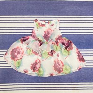 Janie and Jack satin ball gown 12-18 months!!